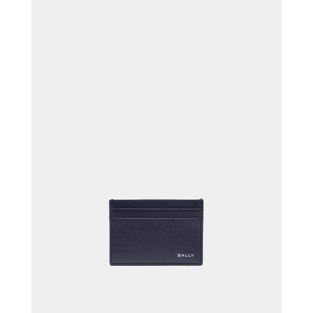 Bally Leather Card Case - Midnight